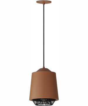 Phoenix 9 inch LED Pendant Brick/Black