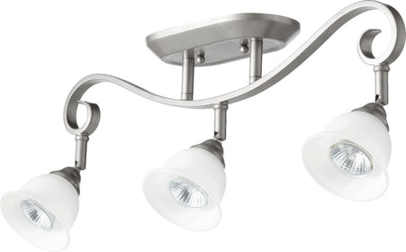 23"w Celesta 3-Light Flush Mount Classic Nickel